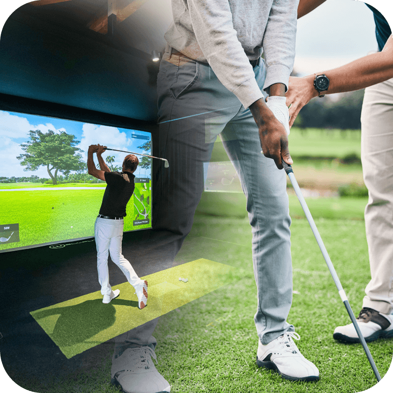 Lecons de golf intérieur et extérieur avec Dom Lalonde, professionnel PGA du Canada